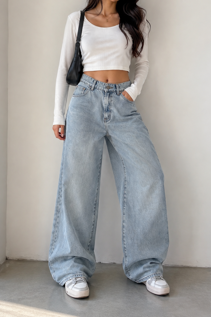 Clean Cut Wide Leg