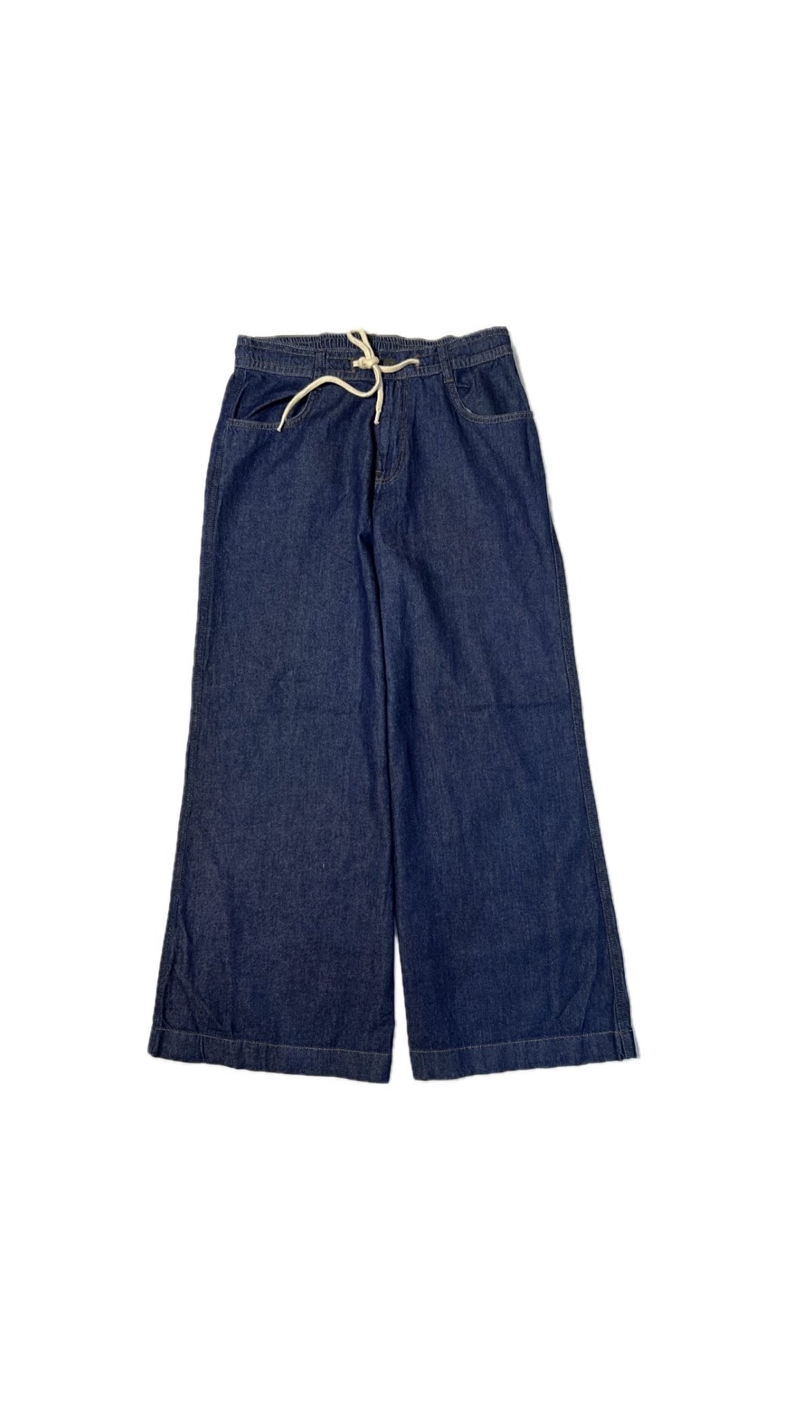 Blue drawstring trouser