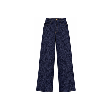 Women Textured Wide Leg Trouser 28