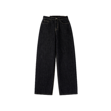 Solid Black Wide Leg Jeans 30