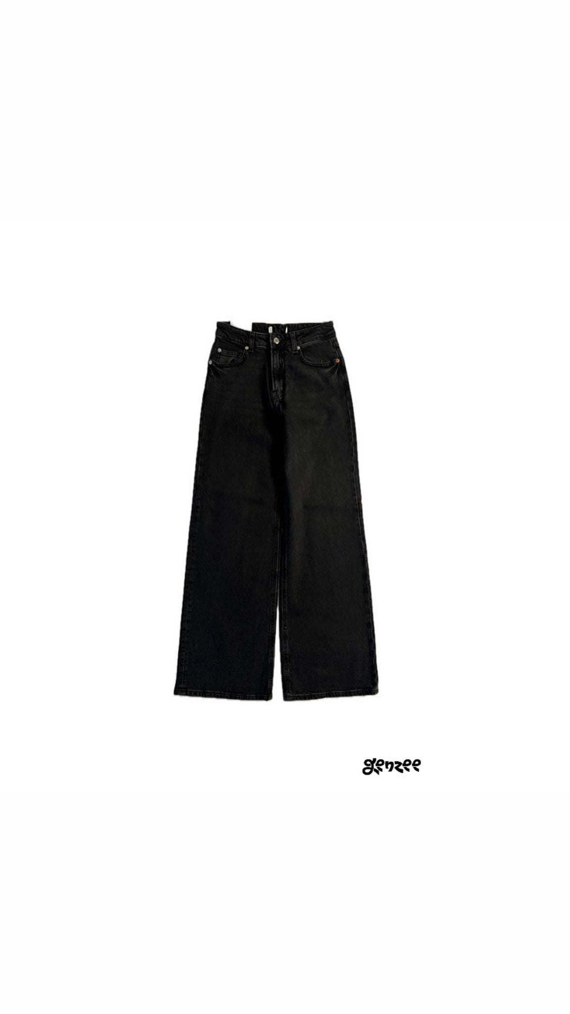 Black Unisex Jeans