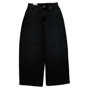 Genzee Women Black Wide Leg Jeans