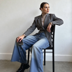 Genzee Unisex Sky Blue Jeans