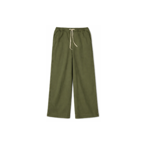 Genzee Army Green Unisex Wide-Leg pants