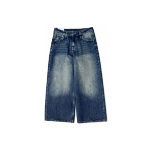 Genzee Faded Wide-Leg Jeans