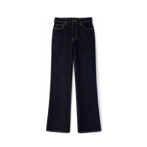 Genzee Unisex Black Wide-Leg Rigid pants