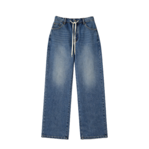 Genzee Unisex Drawstring Denim
