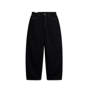 HOME Genzee Designer Jet-Black Unisex Baggy Pants